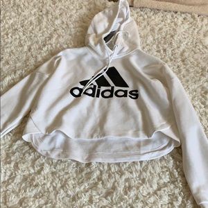 White adidas hoodie